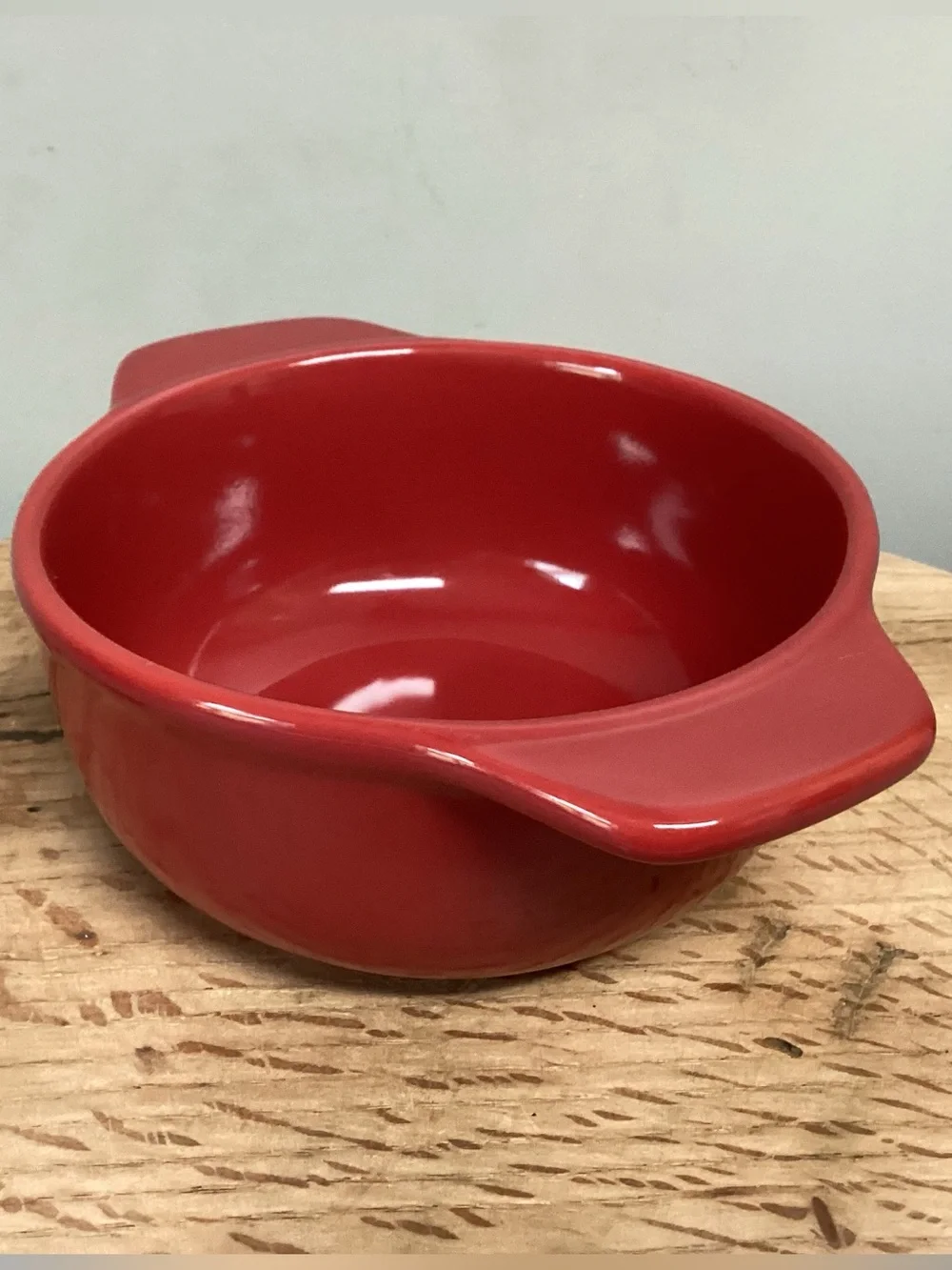 🔴 Vintage Chantal Cookware Casserole Dish / Soup Bowl - Beautiful Red Design